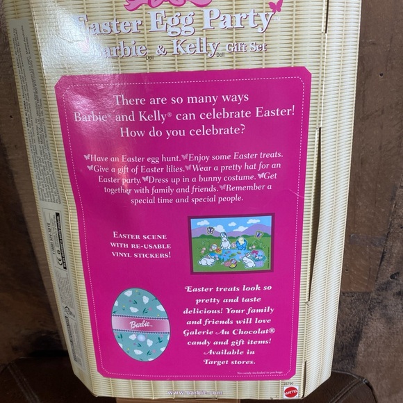 Easter Egg Party Barbie & Kelly Doll Gift Set Target 1999 Mattel 25790 Vintage - Picture 6 of 14